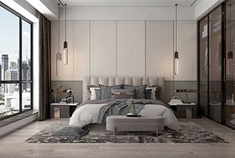 淮南现代风格-卧室
