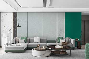 淮南轻奢风格-客厅