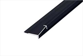 淮南航空纤维墙咔铝合金阳角线(哑黑氧化)