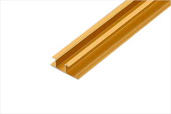 淮南航空纤维墙咔铝合金带灯中条（钛金氧化）